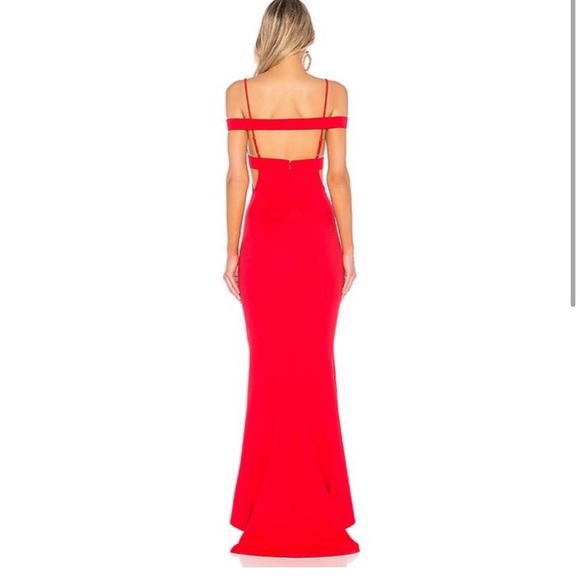 Lovers and Friends Cece Gown in Red - Picture 13 of 16